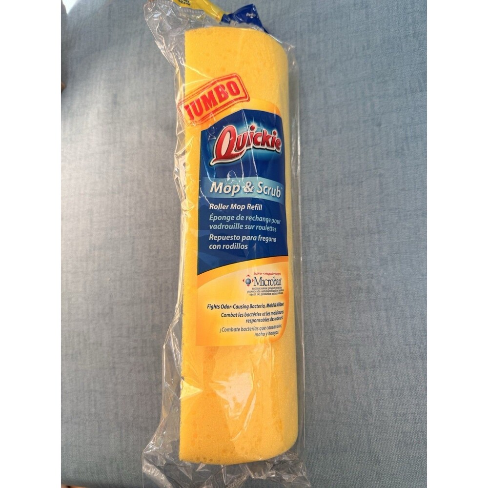 Jumbo Quickie Mop & Scrub NEW Roller Mop Refill Fits 055, 055B Type P Sponge